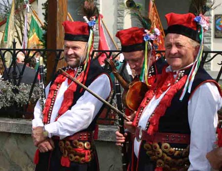 Polonia  Suonatori in costume